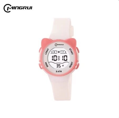 Picture of Inspired by Cartoon Cat Design Colorful Electronic Kids Watch, 30m Water Resistant Swimming Children Digital WristwatchNera hakla nil, Nera violate, pest colour, Nera pink, White, Purple, Blue, Nera Black, Pink, Nera pest colour, Black