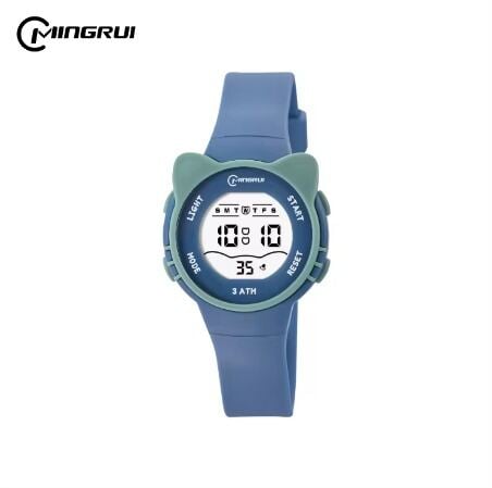 Picture of Inspired by Cartoon Cat Design Colorful Electronic Kids Watch, 30m Water Resistant Swimming Children Digital WristwatchNera hakla nil, Nera violate, pest colour, Nera pink, White, Purple, Blue, Nera Black, Pink, Nera pest colour, Black