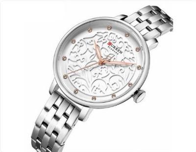 Picture of Inspired by CN 9046 Silver/golden Stainless Steel Analog Watch For Women. Watch/Ladies Watch/Wristwatch.golden, Silver, Black