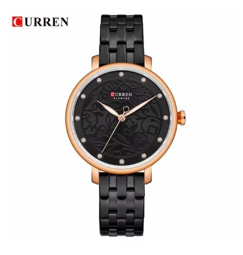 Picture of Inspired by CN 9046 Silver/golden Stainless Steel Analog Watch For Women. Watch/Ladies Watch/Wristwatch.golden, Silver, Black
