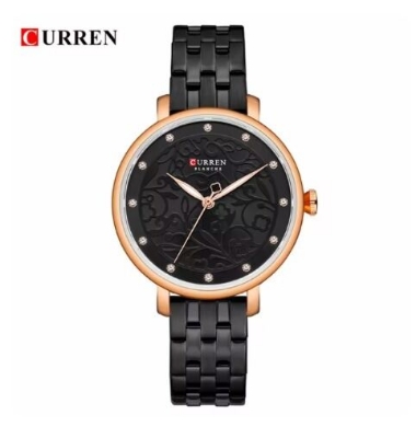Picture of Inspired by CN 9046 Silver/golden Stainless Steel Analog Watch For Women. Watch/Ladies Watch/Wristwatch.golden, Silver, Black