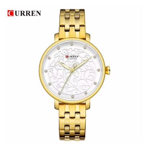 Picture of Inspired by CN 9046 Silver/golden Stainless Steel Analog Watch For Women. Watch/Ladies Watch/Wristwatch.golden, Silver, Black