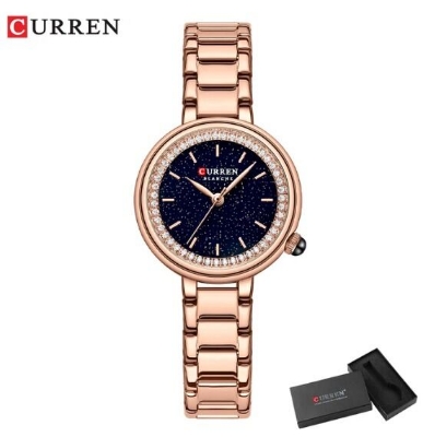 Picture of Inspired by CN Ladies Watch Luxury Top Brand Quartz Watch Stainless Steel Watch Sports Waterproof Simple Ladies Watch Reloj Mujerrose white, rose purple, silver green, silver
