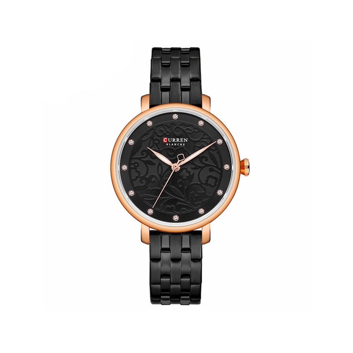 Picture of Inspired by curren 9052 Stainless Steel Watch For WomenSilver, Gold, Black