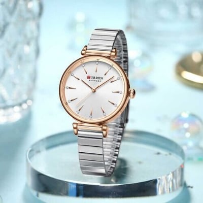 Picture of Inspired by curren Pati chain High quality Smart lady watch for women /ladytoton blue, full blue, Black, Silver, Pink, golden, toton black, silver black, silver toton, Rose Golden new