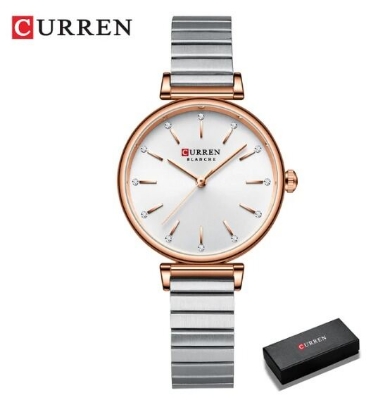 Picture of Inspired by curren Pati chain High quality Smart lady watch for women /ladytoton blue, full blue, Black, Silver, Pink, golden, toton black, silver black, silver toton, Rose Golden new