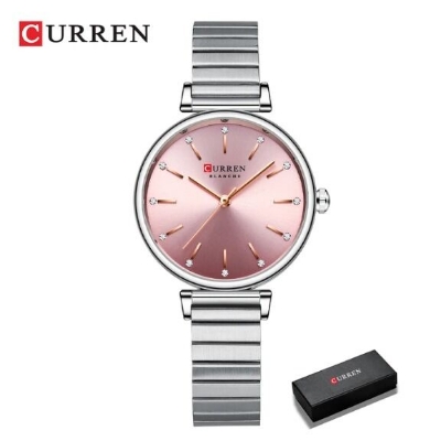 Picture of Inspired by curren Pati chain High quality Smart lady watch for women /ladytoton blue, full blue, Black, Silver, Pink, golden, toton black, silver black, silver toton, Rose Golden new