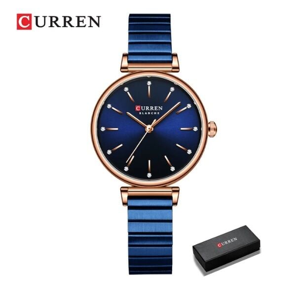 Picture of Inspired by curren Pati chain High quality Smart lady watch for women /ladytoton blue, full blue, Black, Silver, Pink, golden, toton black, silver black, silver toton, Rose Golden new