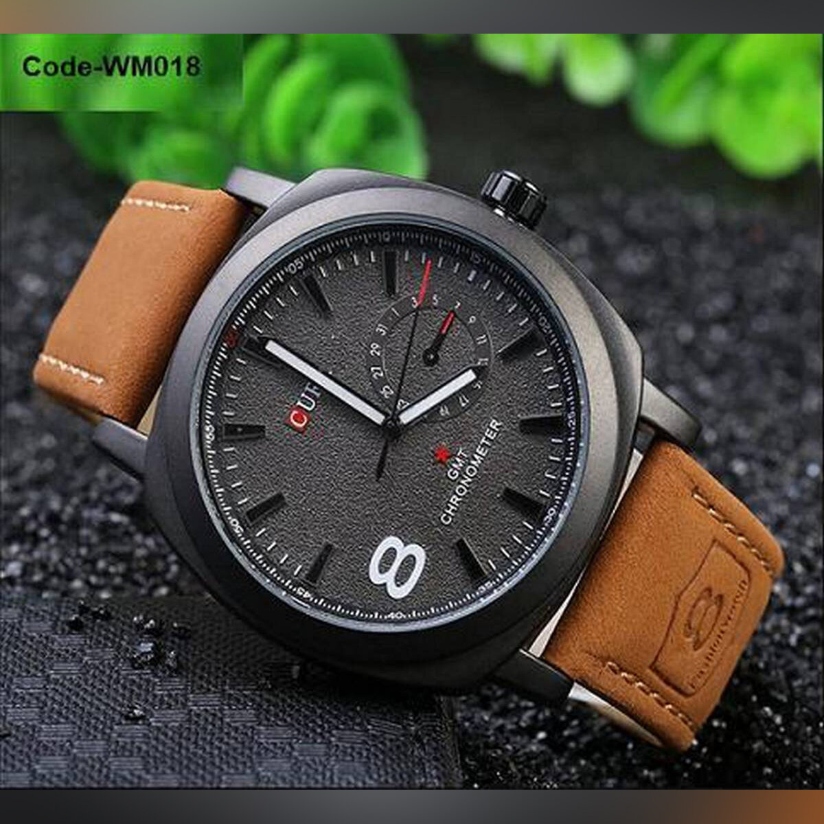 Picture of Inspired by Current black color formal analog watches for men - Watch-Brown