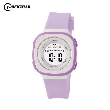 Picture of Inspired by g force level Boys Girls Waterproof lisika 2 years werrnty digital wrist watchBlack, pest colour, White, Dark purple, Purple, Pink