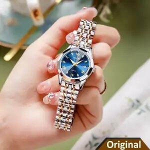 Picture of Inspired by ladice 9931 new lux-ury fashion waterproof stainless steel imported quartz move-ment Ladies wrist-watchToton black, White, Blue, Black