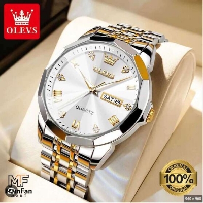 Picture of Inspired by men  9931 new luxury fashion stainless steel imported quartz movement wrist-watch for men - WatchWhite, Black, Blue