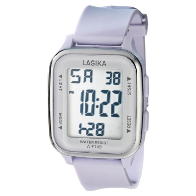 Picture of Inspired by New Lasika W-F157 Digital Sports Watch for Men Apple Watch Electronic Waterproof Wristwatch Stopwatch Alarm #157Neon Pink, Green, Black, Dark Grey, ash
