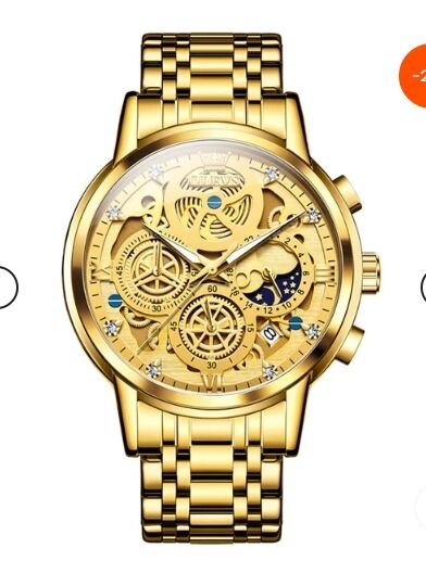 Picture of Inspired by olevs 9947 Top Luxury Brand Chronograph Stainless Steel Wrist watch For MenBlack, White black, White, Blue, Full Gold