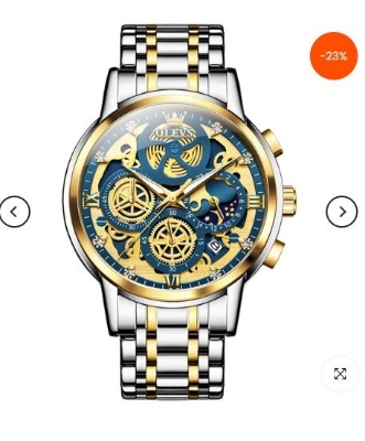 Picture of Inspired by olevs Watches OLi-VS 9947 Top Luxury Brand Sport Wrist watches Men Luminoussilverblack, Black full, Gold full, Blue, silver white
