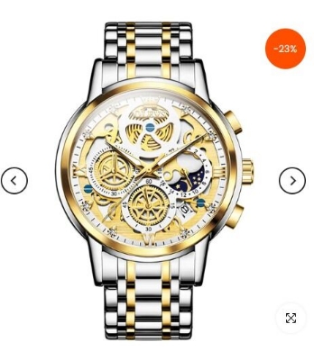 Picture of Inspired by olevs Watches OLi-VS 9947 Top Luxury Brand Sport Wrist watches Men Luminoussilverblack, Black full, Gold full, Blue, silver white