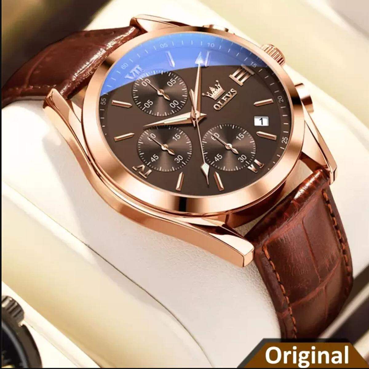 Picture of Inspired by OS 2872 Luxury Smart Fitness Wrist WatchBlue, Coffee, Gold