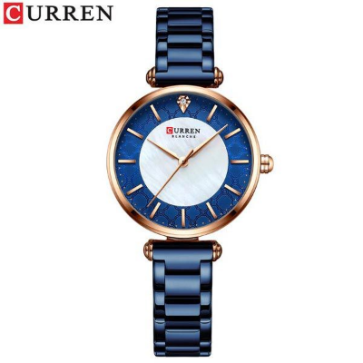 Picture of Inspired by pati chain  Watches for Women Top Brand Luxury Blue Thin Quartz Watches with Stainless Steel Strap Simple Girl ClockBlue, Pink