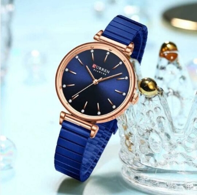 Picture of Inspired by PATI CHAIN 9081 Creative Steel Women’s Bracelet WatchBlue, Silver, Black