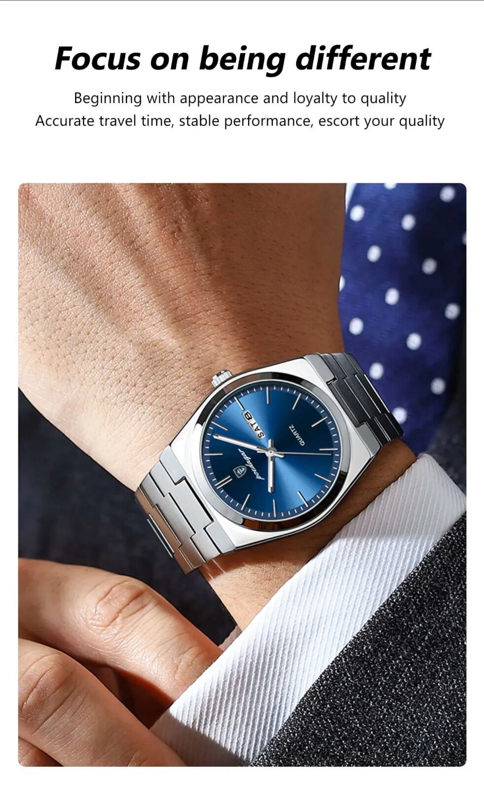 Picture of Inspired by PDR 930 Luxury Watch For Men Waterproof Luminous Date Week Stainless Steel Men Watch Casual Quartz Men's Watchsilver toton black, Gold, silver Blue, silver toton blue, silver black, full silver, silver green