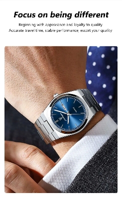 Picture of Inspired by PDR 930 Luxury Watch For Men Waterproof Luminous Date Week Stainless Steel Men Watch Casual Quartz Men's Watchsilver toton black, Gold, silver Blue, silver toton blue, silver black, full silver, silver green