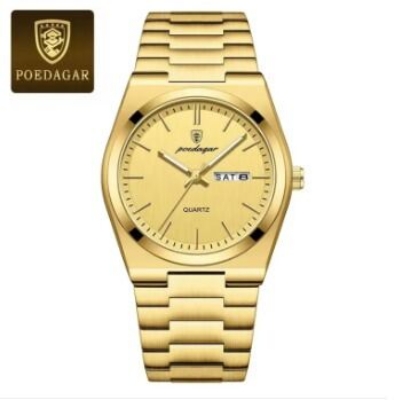 Picture of Inspired by PDR 930 Luxury Watch For Men Waterproof Luminous Date Week Stainless Steel Men Watch Casual Quartz Men's Watchsilver toton black, Gold, silver Blue, silver toton blue, silver black, full silver, silver green