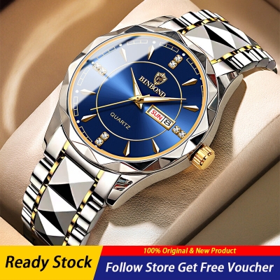 Picture of Inspired by podeghar New Fashion Business Men's Watch Waterproof Tungsten Steel Calendar Quartz Wrist Watch Fashion Casual WatchGold, Silver, Green, Navy Blue, Blue, Black