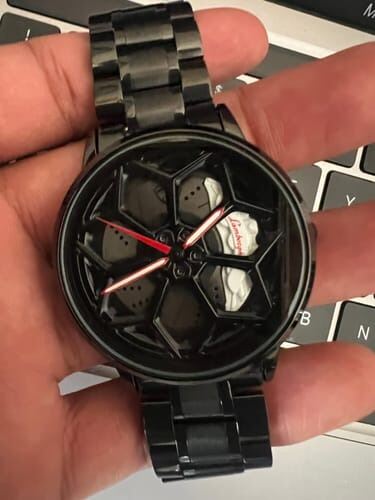 Picture of Inspired by SKI 1990 Creative Design Rotation Dial Watch for MenWhite, Yellow, Red, Blue, Red plum, Green