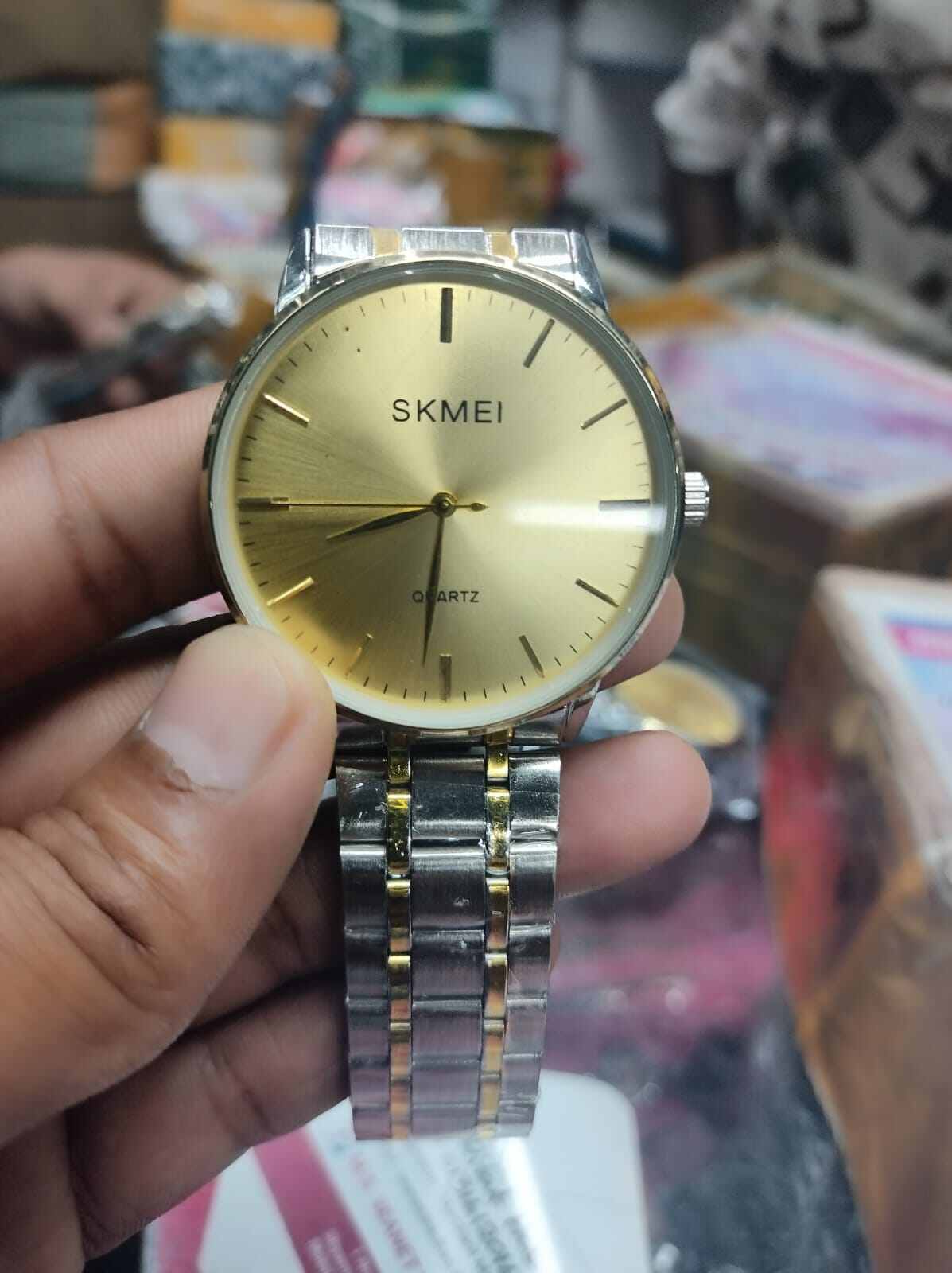Picture of Inspired by SKMEI 1801 Quartz Analog Casual Classic Men’s WatchBlack, Silver, silver toton, silver toton gold