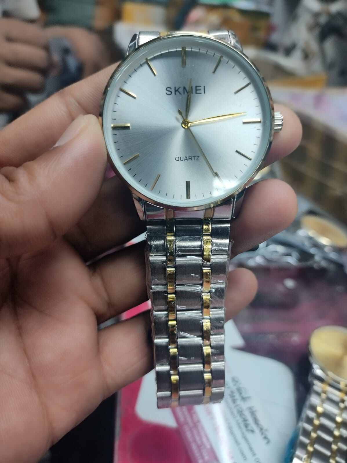 Picture of Inspired by SKMEI 1801 Quartz Analog Casual Classic Men’s WatchBlack, Silver, silver toton, silver toton gold