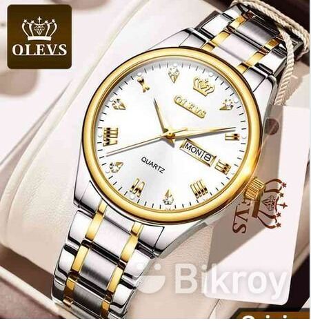 Picture of Inspired byolevs  Luxury Watches Men Waterproof Fashion Sports Watch Stainless Steel Blue Military Quartz Wristwatch Male ClocksBlack, Green, Blue