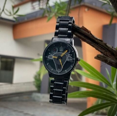 Picture of Inspired byskemi Luxury Mens Quartz Rim Watch Alloy Car Wheel Watches Reloj Personalizado Custom CarRed plum, White, Green, Yellow
