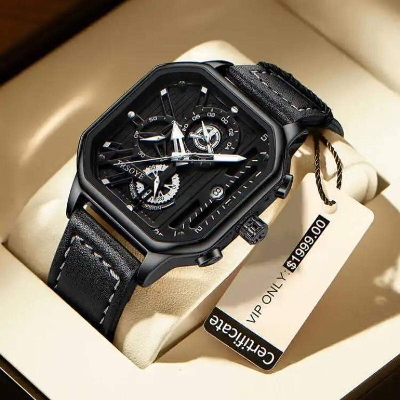 Picture of Inspired byTRSOYE new luxury fashion leather belt wrist-watche for menSilver, Black, Gold