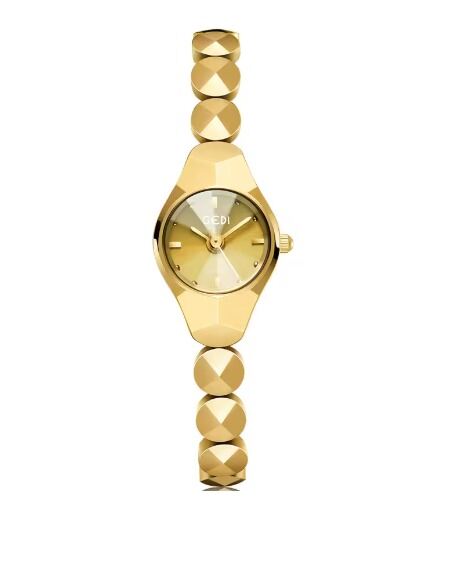 Picture of inspried by GEDI 1101 Women's Mini Dial Bracelet Simple and Fashionable Waterproof Tungsten Steel Color Women's Watch Quartz WatchBlack, golden, rose light, Rose Gold