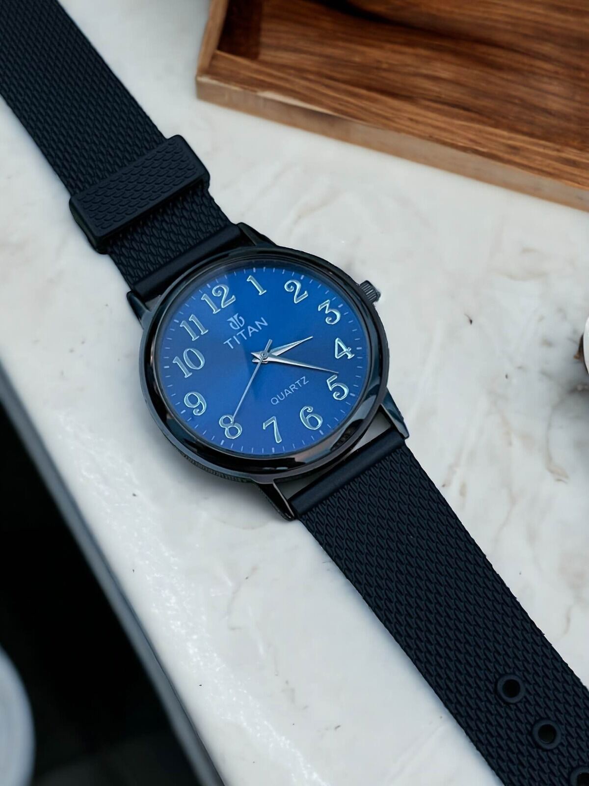 Picture of Inspried bye Analog Leather Watch For MenWhite, Black, Blue