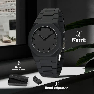 Picture of inspried bye Arabic aura watch  Black