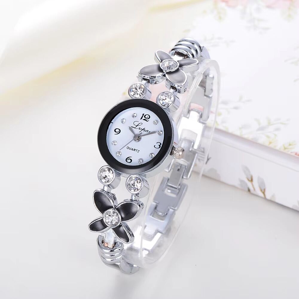 Picture of Inspried bye Cheap Women Watches Luxury Watch Woman Vintage Ladies Wristwatches Casual Female Watches Ladies Bracelet ClockSilver, Black rose, Rose Gold, silver black