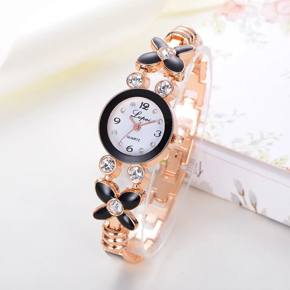 Picture of Inspried bye Cheap Women Watches Luxury Watch Woman Vintage Ladies Wristwatches Casual Female Watches Ladies Bracelet ClockSilver, Black rose, Rose Gold, silver black