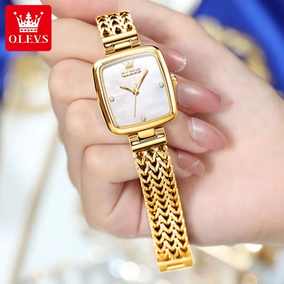 Picture of Inspried bye Olevs 9948 Golden Stainless Steel Analog Wrist Watch For WomenRose Gold, gold black, rose black, toton white, golden white, rose blue
