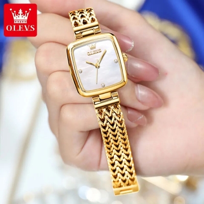 Picture of Inspried bye Olevs 9948 Golden Stainless Steel Analog Wrist Watch For WomenRose Gold, gold black, rose black, toton white, golden white, rose blue