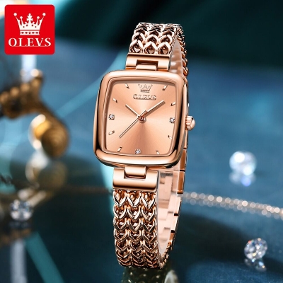 Picture of Inspried bye Olevs 9948 Golden Stainless Steel Analog Wrist Watch For WomenRose Gold, gold black, rose black, toton white, golden white, rose blue
