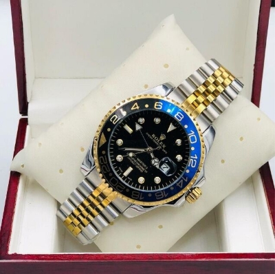 Picture of inspried bye RLX OLYSTER MULTI LIMITED EDITION watchsilver white, golden white, golden blue, golden, silver toton  black, silver black