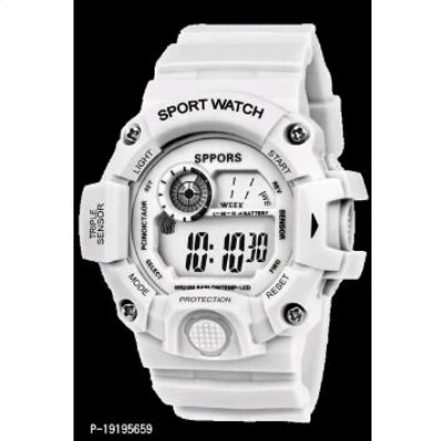 Picture of Military Sports Watch For Men Fashionable 22 mm Digital rubber case