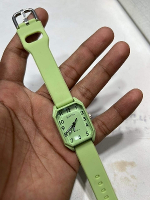Picture of New bln Watch 6127 Fashion Square Men's Quartz Watches TPU Band Waterproof Women's Watch Outdoor Leisure Sports WristwatchWhite, Black, Neon Pink, tiya 2, Yellow, tiya, Light blue, cholate