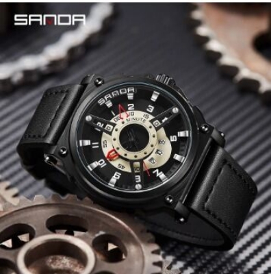 Picture of New Fashionable analogue with Date Hand watches for men'schoclate brown, Black
