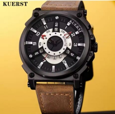 Picture of New Fashionable analogue with Date Hand watches for men'schoclate brown, Black