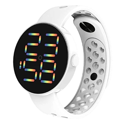 Picture of New LED Electronic Watch R1 Rainbow Press Key Waterproof ultra -thin digital fashion sports student electronic watch - Watch For Men - Watch - Watch For Men - Watch - ঘড়ি - Watch For Men
