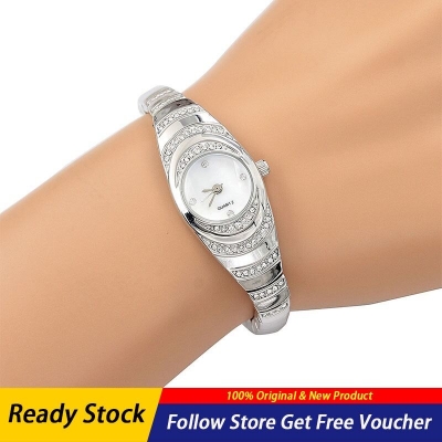 Picture of New Trend Fashion Steel Chain Diamond Women WatchSilver, Rose Gold, Gold
