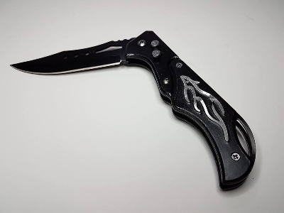 Picture of Nil mas Quick Release Pi ston Pocket K  nife and Lock Key-Black