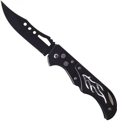 Picture of Nil mas Quick Release Pi ston Pocket K  nife and Lock Key-Black